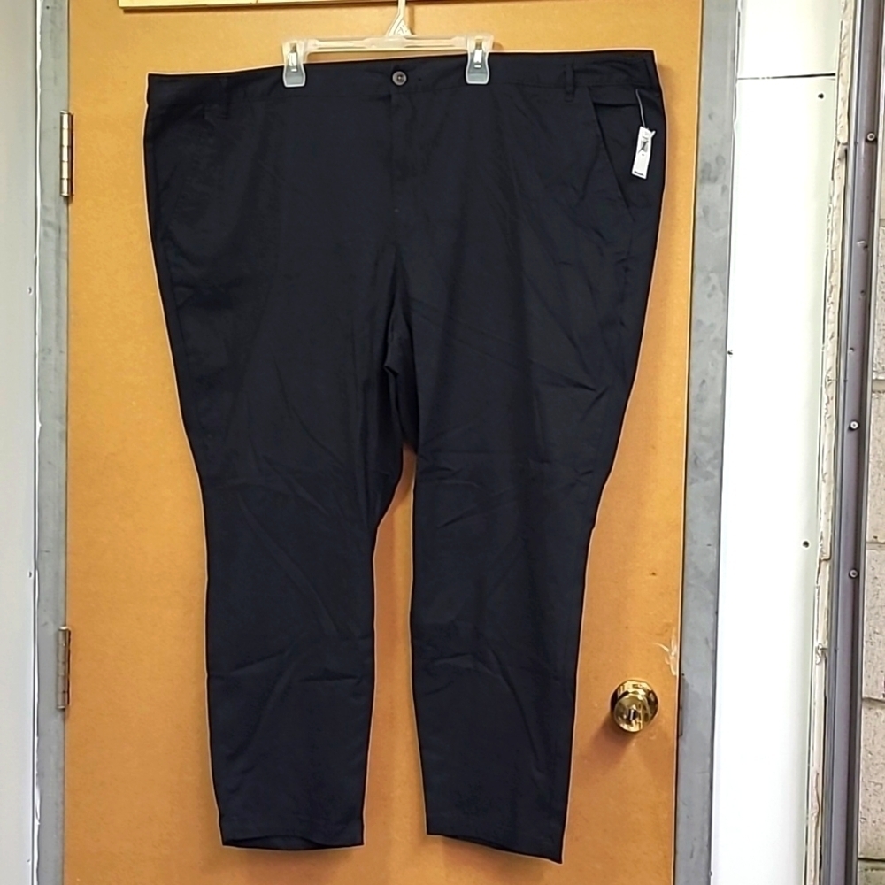 Old Navy Size 30 Black Skinny Stretch Chino Style Trousers